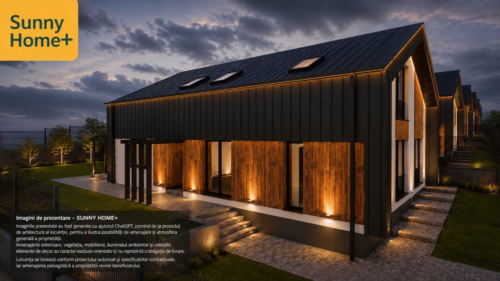 Sunny Home+ | Casă PARTER+ | Pregătită pentru energie aproape zero | ZALAU