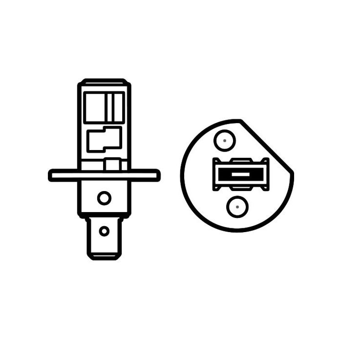 Becuri auto H1 12V 55w P14.5s Osram Night Breaker Laser +150% mai multa lumina , 64150NL Set 2 becuri