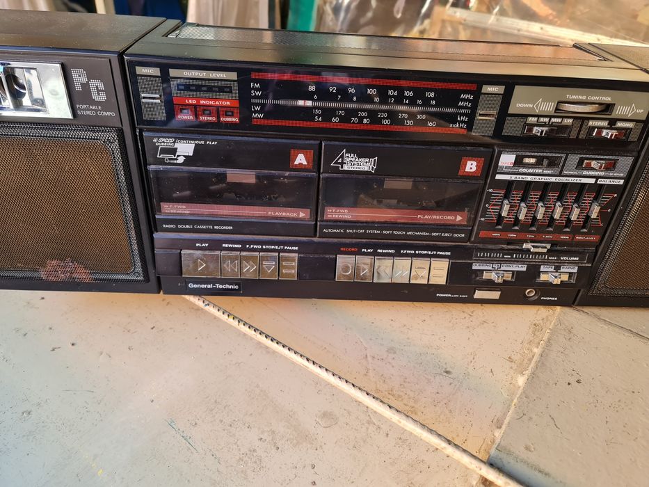 Ретро голям касетофон General technic