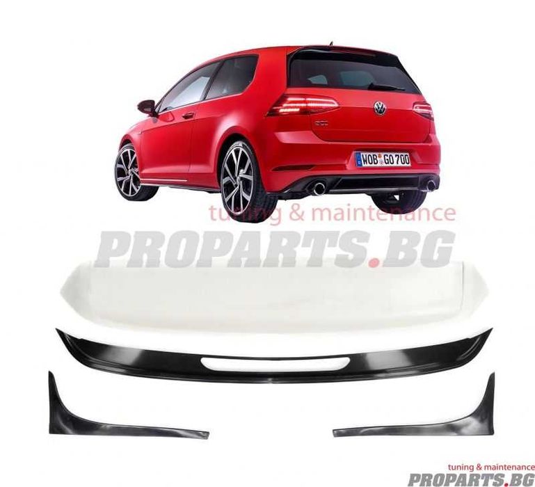 GTi тип спойлер за VW Golf 7 12-19 Голф