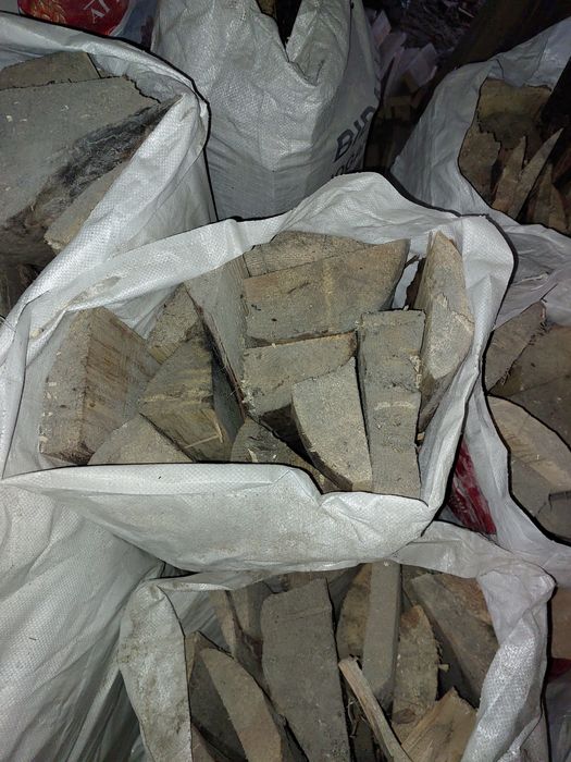 Дрова в мешках Сухие пиленые