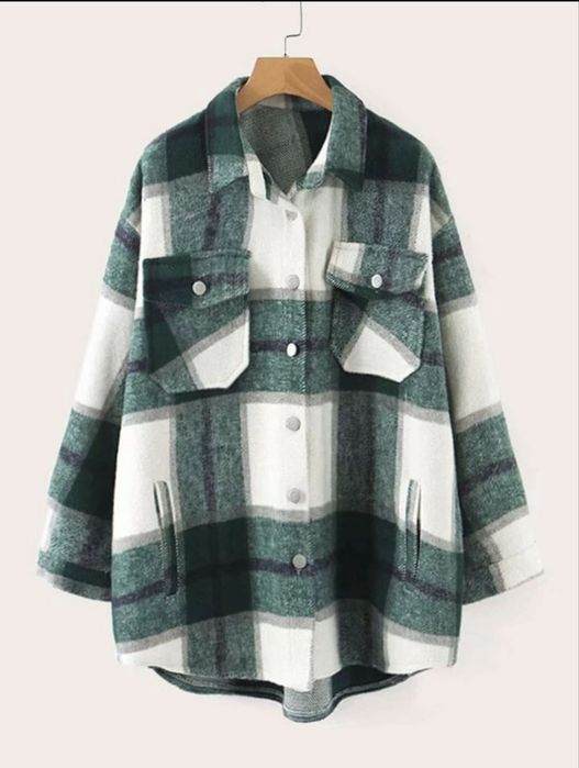 Връхна риза зелена, розова, синя риза райе