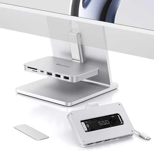 Нов iMac USB Адаптер Hub Поддържа 10Gbps 27 инча дисплей Хъб лаптоп