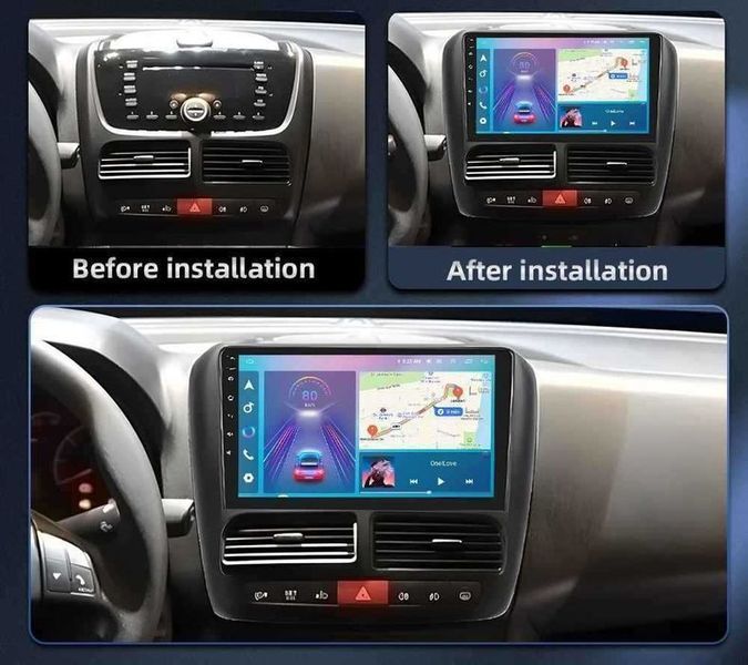 Fiat Doblo 2 2010 - 2014 Мултимедия Навигация Android