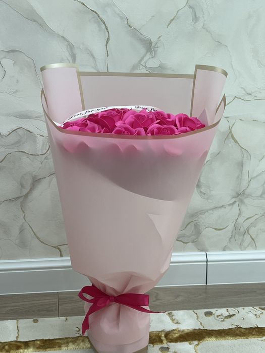 Мыльные розы цаеты букет