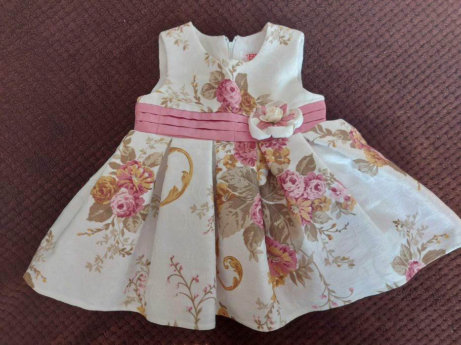 Бебешка рокличка с болеро р-р 74