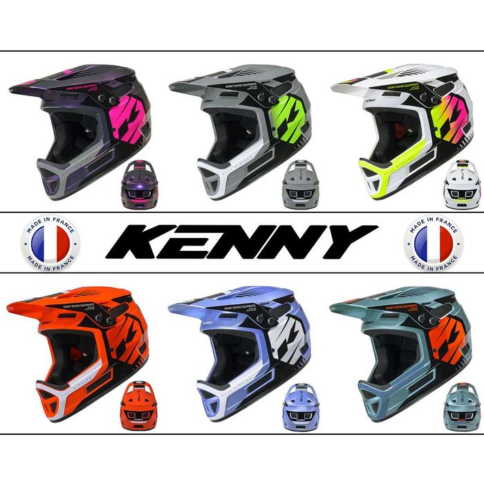 Кросова каска KENNY ELITE 2026 Full Face, EN Сертифицирана, ФРАНЦИЯ