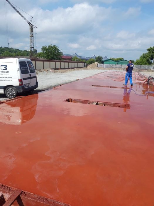 Spalatorii, hale cereale, drumuri betonate, parcari auto,beton elicopt