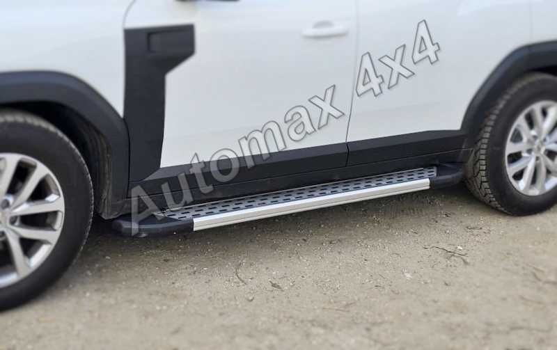 Praguri auto, trepte laterale din aluminiu