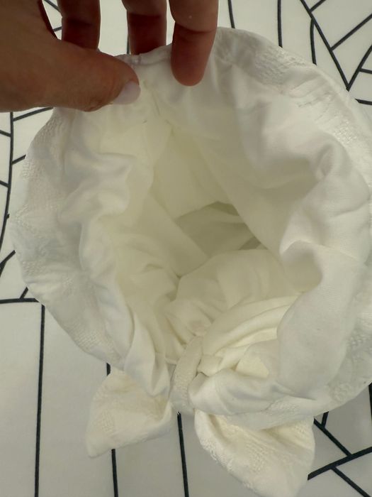 Turban alb bebelusi nou