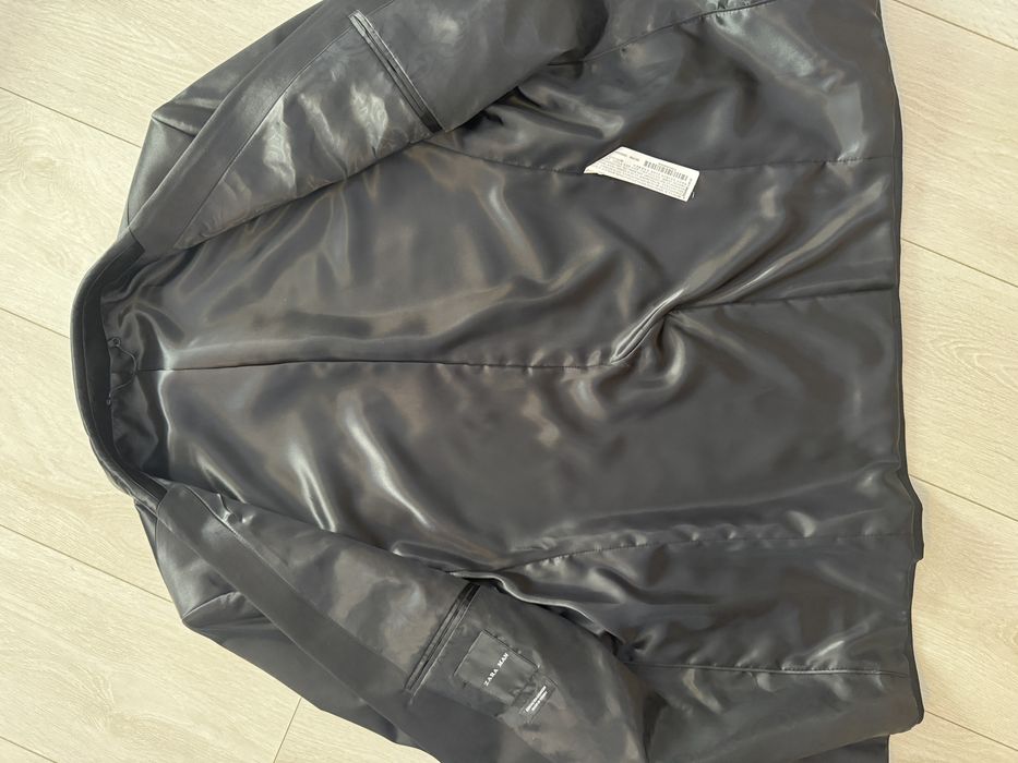 Sacou Zara Man Original - Tailored Fit - Negru Lucios