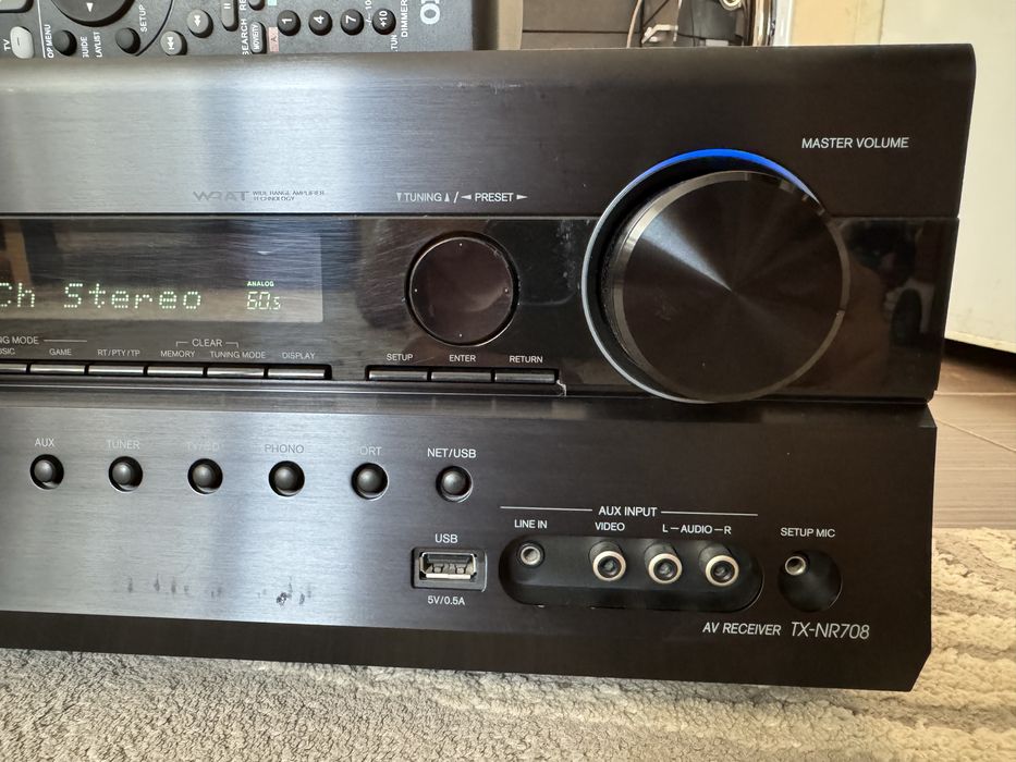 Onkyo TX-NR708 мощен и качествен ресивър