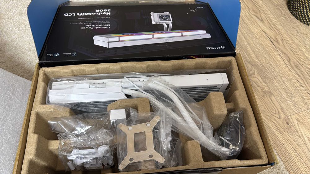 Cooler CPU Lian Li Hydroshift LCD AIO 360R, White, LGA 1700/AM5/AM4