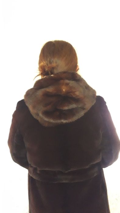 Шуба бобер с норкой