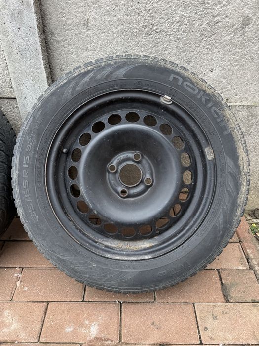 4 Roti 185/ 165 R15 cu pneuri M + S