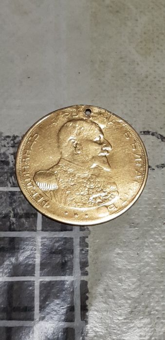 Екстремно рядък златен пендар ФЕРДИНАНД 1914