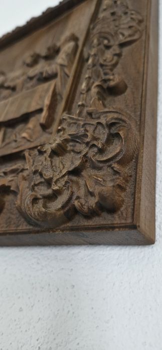 Icoana  veche pe lemn