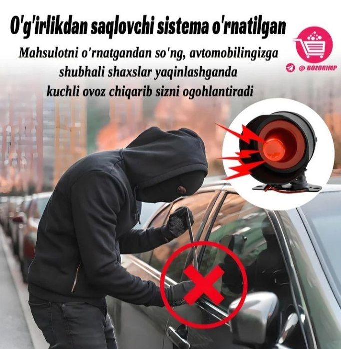 Yuqori texnologiyali aqlli avtomobil signalizatsiyasi