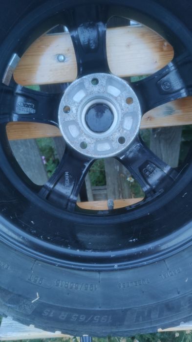 Легкосплавные диски с зимней резиной  Michelin