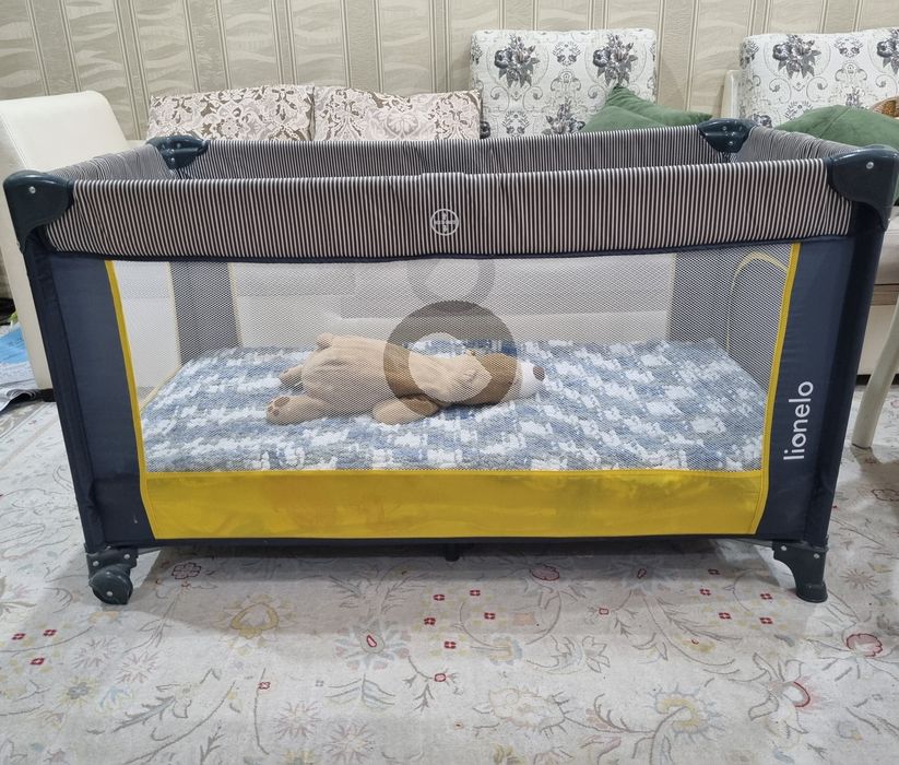 Кровать-манеж детская сборная 120х60