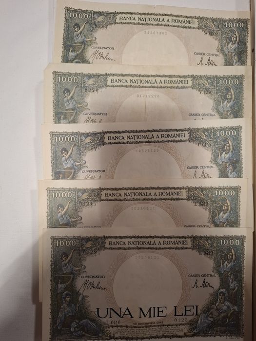 Bancnote 1000 de lei 1941