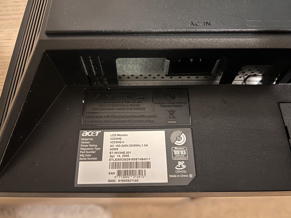 Монитор 21.5" Acer V233HQ