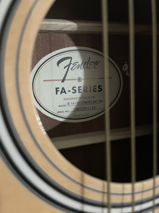 Акустическая Гитара Fender de-fa 135 concert