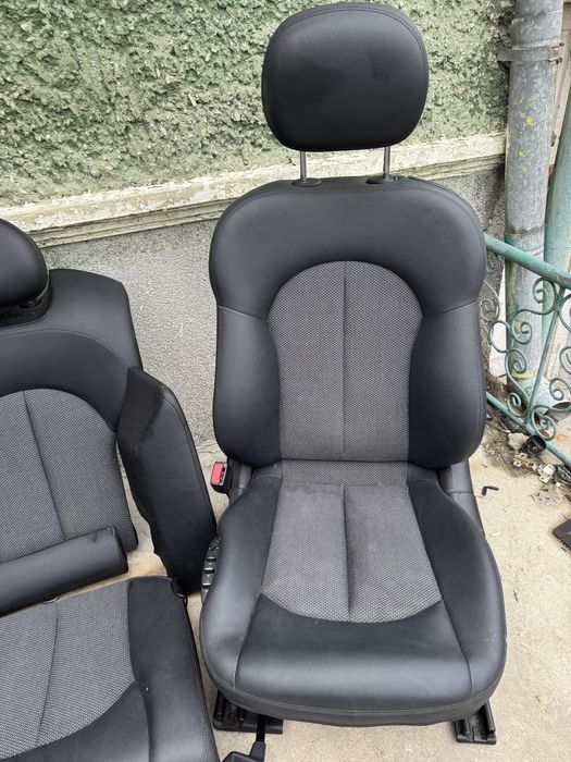 Салон кожа с плат и надуване за Mercedes CLK W209 / C209
