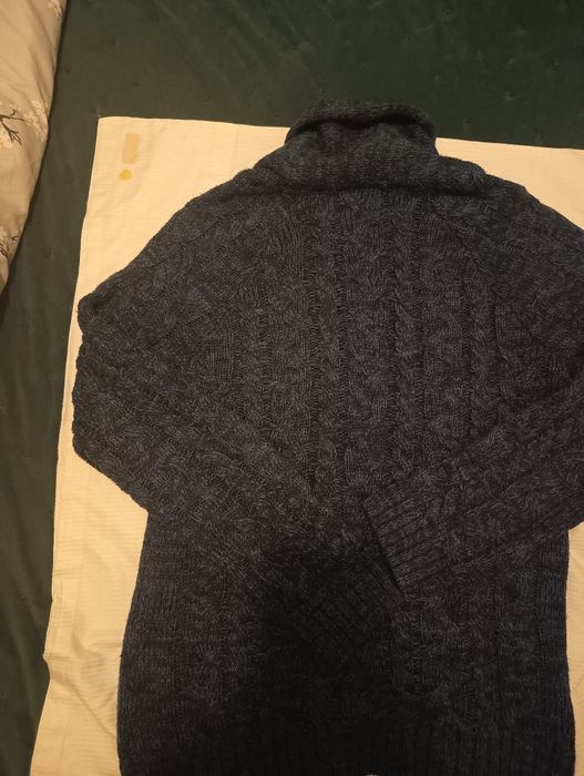 Cartigan foarte gros cu guler stil sal L