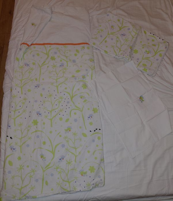 Set IKEA FAGELSANG cearsaf pt pilota + fata perna