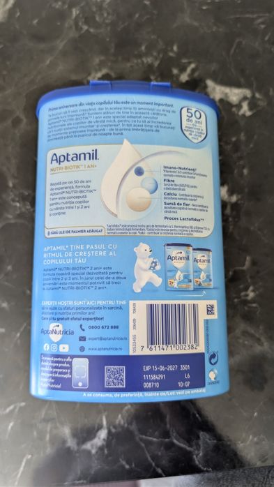 Lapte praf Aptamil 1+