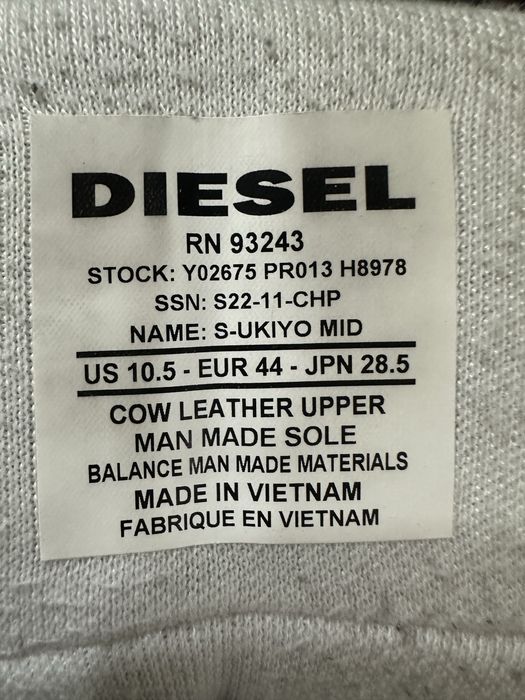 Diesel S-Ukiyo Mid red/white-sneakers