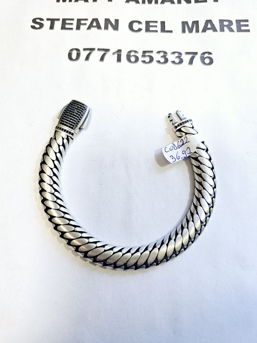 Vand bratara din argint 925 36.92 g cod 622