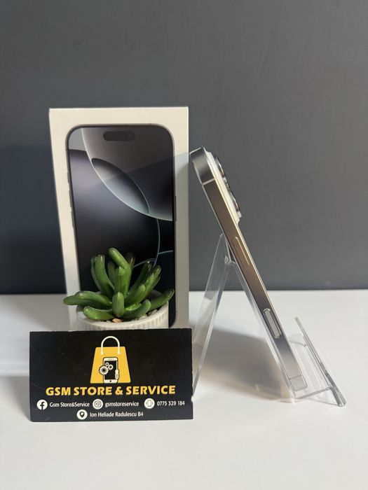 Iphone 16 Pro White Titanium 256Gb Garantie Gsm Store&Sevice