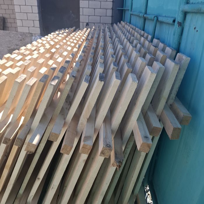 Готовый штакетник для дач и ч.дома!Доска 10см.1.2×3м и бруска.От 9тыс.
