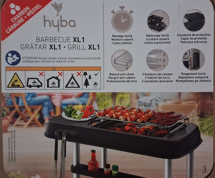 Gratar barbeque  Hyba XL1 sigilat