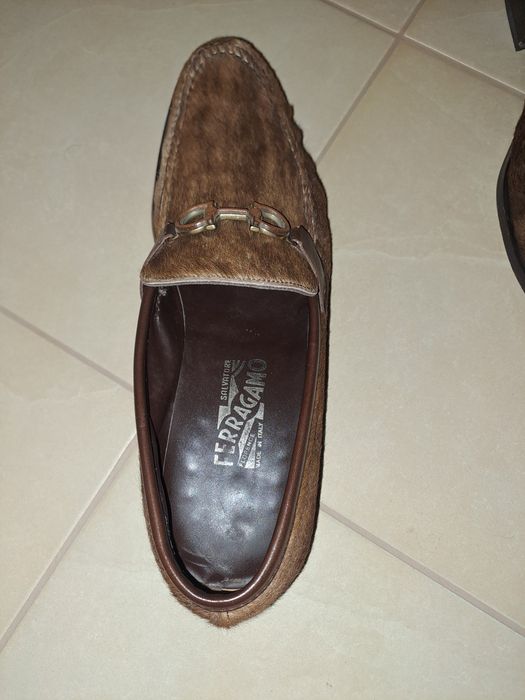Salvatore Ferragamo pantofi piele caprioara