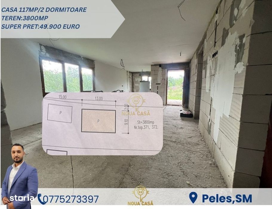 De vanzare Casa cu Teren 3800mp in Comuna Lazuri