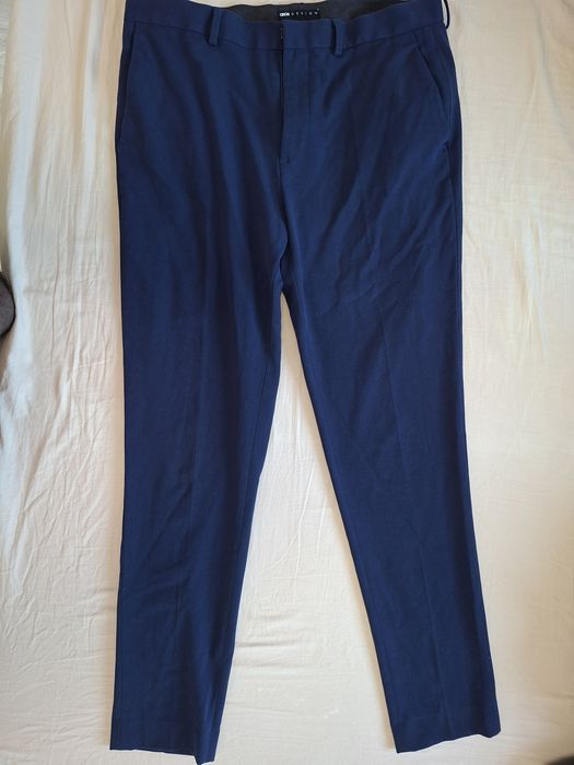 ASOS DESIGN pantaloni barbatesti bleumarin W34 L32