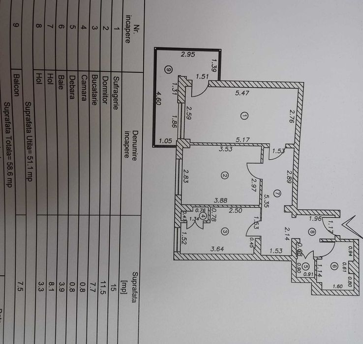 Apartament 2 camere ,Mazepa 2