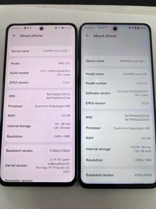 Huawei Nova 9SE 128 Gb 8 Gb ram