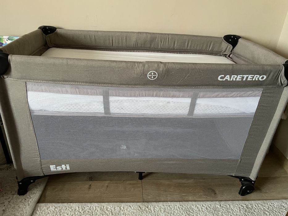 Pat copii/bebelusi EstiCaretero pliabil , spatiu depozitare,2 nivele