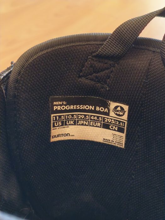 Burton Progression Boa 44,5 сноуборд обувки