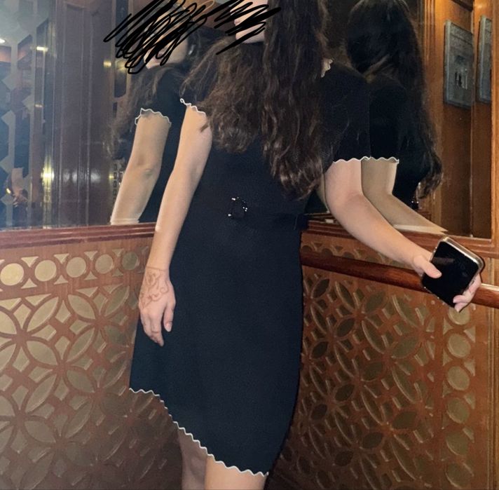 платье черное emporio armani