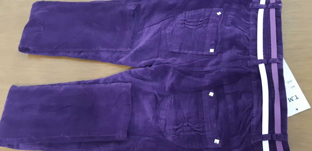 pantaloni de fete de catifea