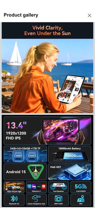 Tableta VekfulPC 24GB