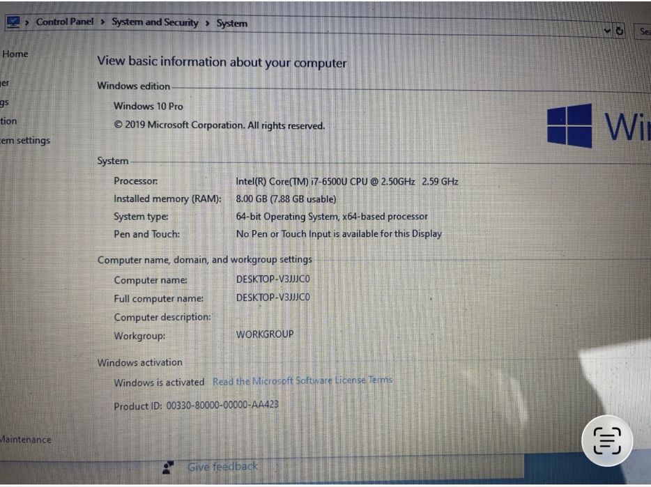 Laptop Lenovo IdeaPad 310-151SK Intel Core Skylake i7-6500U 500GB 8GB