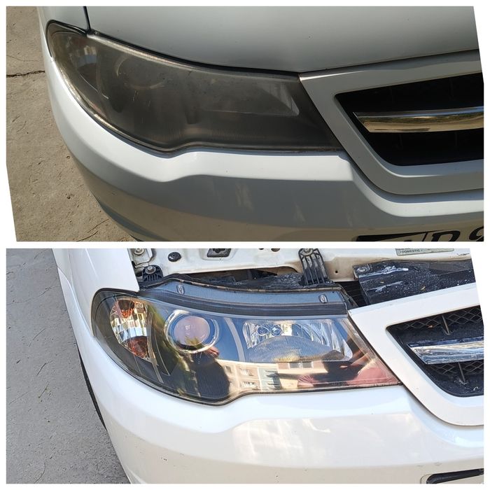 Хим восстановление фар Полировка