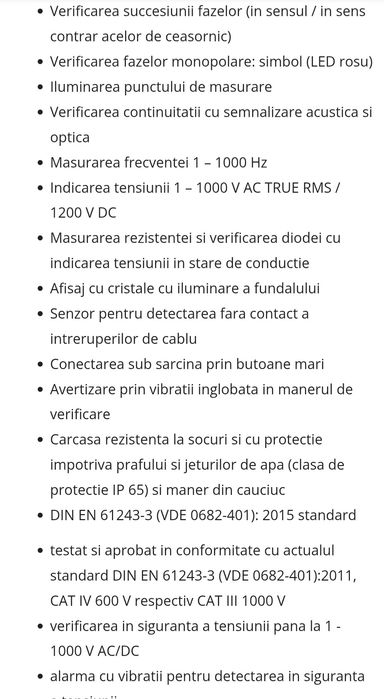 Tester de tensiune bening duspol