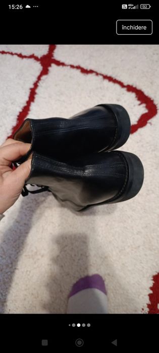 Ghete Piele Bărbați Made in Italia